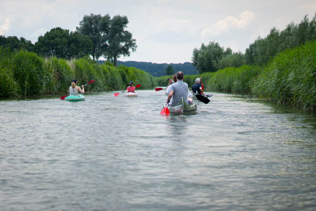 Kano tocht tijdens het Wing uitje 2020 