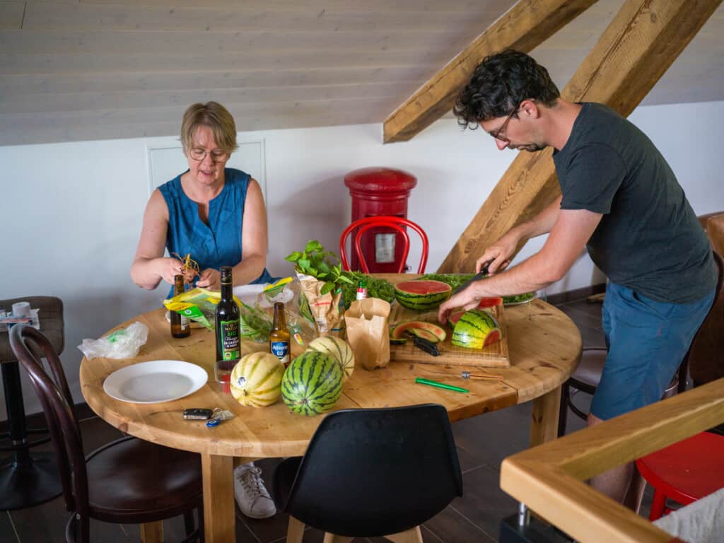 Diner voorbereiden